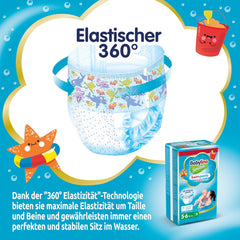 Windeln Sensitive Badehosen, für Meer und Pool, Größe 5-6 (über 14 kg), 84 Stück