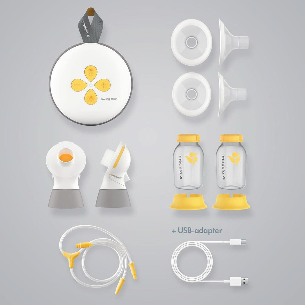 Manuelle Milchpumpe Medela Harmony – Kompaktes Schweizer Design mit Personalfit Flex-Schutzschilden und Medela 2-Phase Expression-Technologie. Zubehör Essen und Stillen Bebe Naty Shop