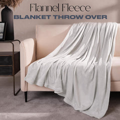 Brentford's Ultra Soft Fleece-Tagesdecke, Silbergrau, großes Doppelbett – 150 x 200 cm. Betten und Decken. Beuche den Brentfords-Store