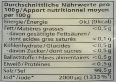 Meersalz mit Jod, 500g