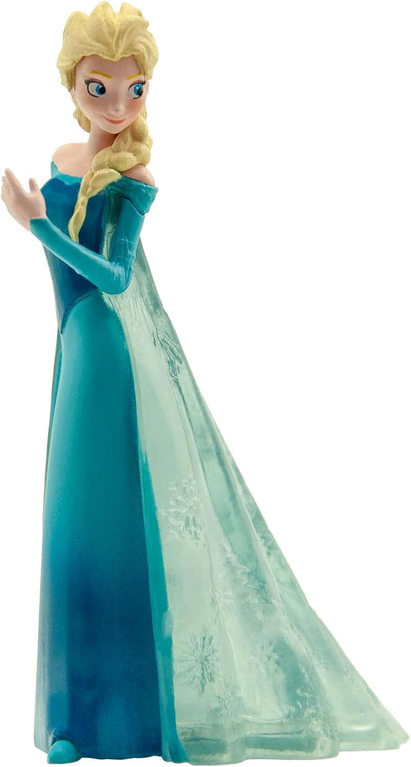 Bullyland 12961 - Spielfigur Elsa von Arendelle aus Walt Disney Die Eiskönigin, ca. 10,1 cm, detailgetreu, ideal als kleines Geschenk für Kinder ab 3 Jahren