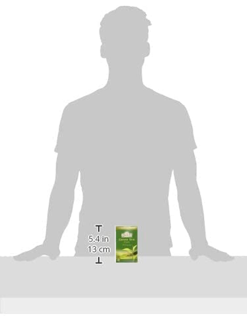 Ahmad Tea - Ceai verde - Pliculețe de ceai ambalate individual, cu aromă sigilată, cu 2 g de ceai per porție - 20 pliculețe de ceai cu bandă (pachet cu 2)