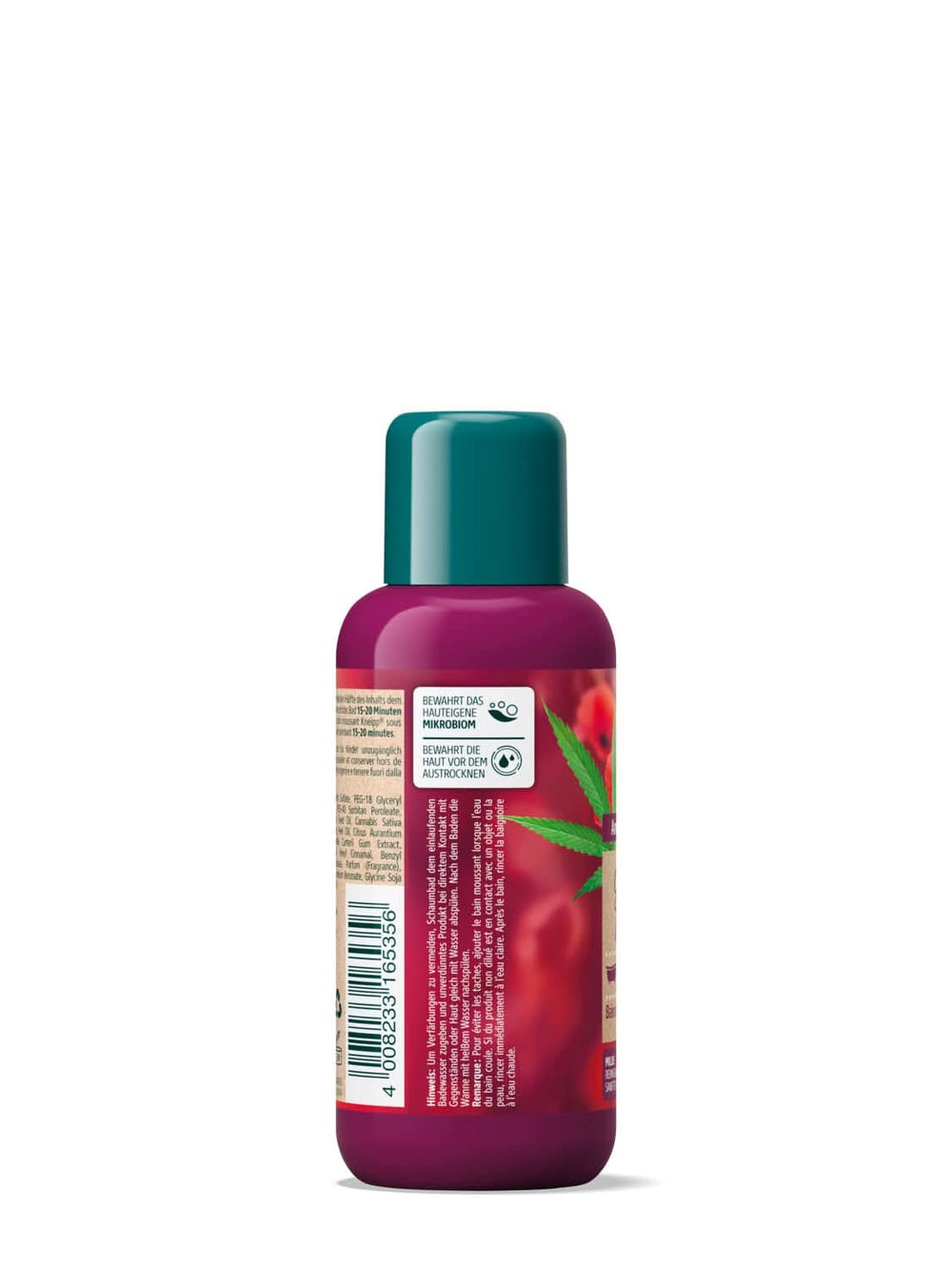 Kneipp Aroma, Badezusatz mit natürlichen Ölen aus rotem Mohn und Hanf, für ein weiches und geschmeidiges Hautgefühl, 100 ml Dusche und Bad Naty Shop