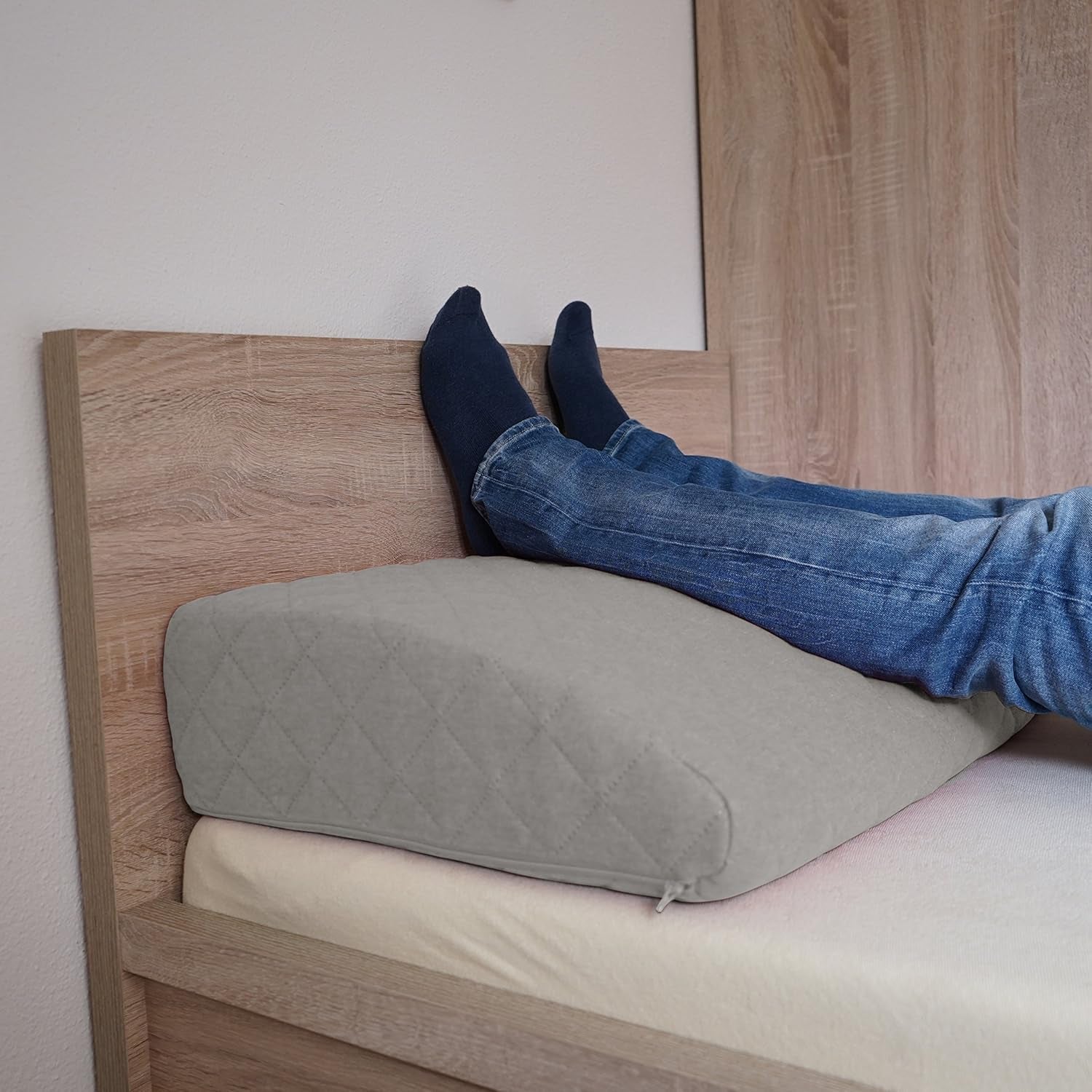 Sabeatex® spătar pentru pat, pernă de canapea, pernă de spătar pentru mobilier de lounge sau palet în 5 culori la modă. Lungime 90 cm, înălțime 45 cm Culoare: (gri) Perne lombare Naty Shop