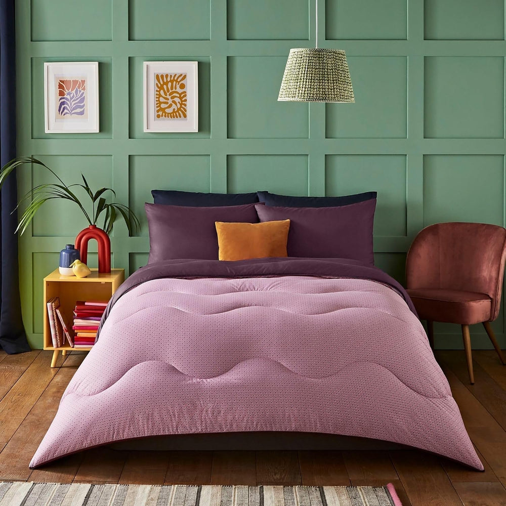 Gemütliche Sherpa-Fleecedecke von Night Lark, klassisches rotes Schottenkaro, 9 Tog, luxuriös, flauschig, dick und wendbar, perfekt für Couch, Bett, Couch, Couch. Hypoallergen, maschinenwaschbar, Größe: Betten und Bettdecken, Doppelbett mit Motiv „Night Lark Garden“.