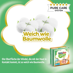 Windeln für empfindliche Babys, Größe 2, Mini (3-6 kg), 192 Windeln