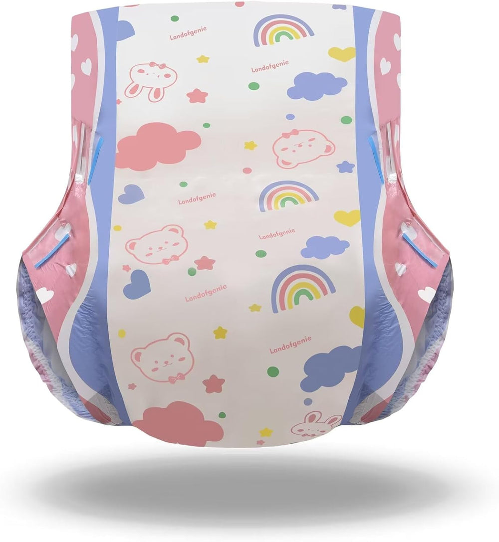 Landofgenie Slip-On-Windeln für Erwachsene für die Nacht, 10 Stück