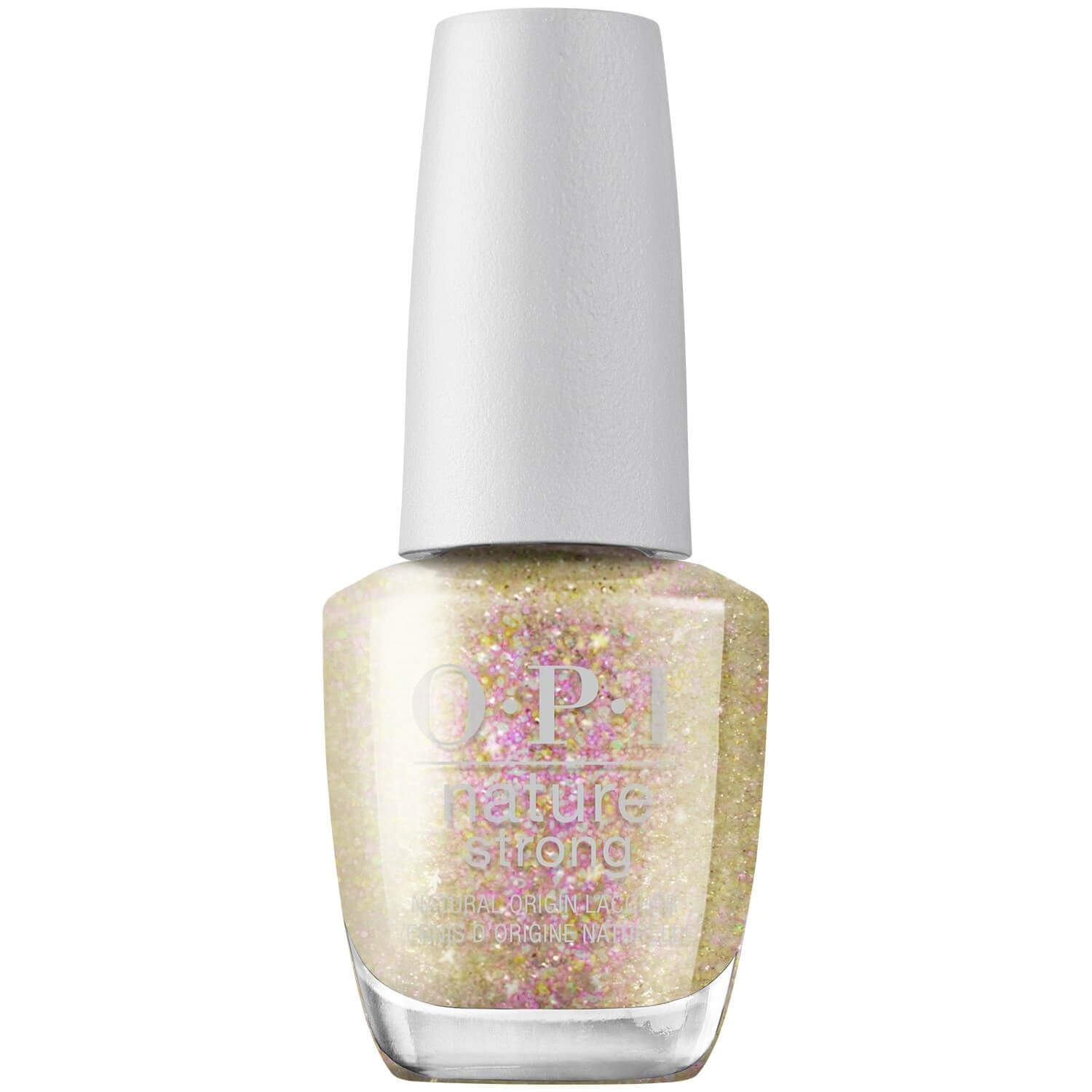 OPI Nature Bright Glitter & Shimmer – langanhaltender Nagellack mit einer innovativen veganen Formel mit natürlichen Inhaltsstoffen – für strahlende Nägel