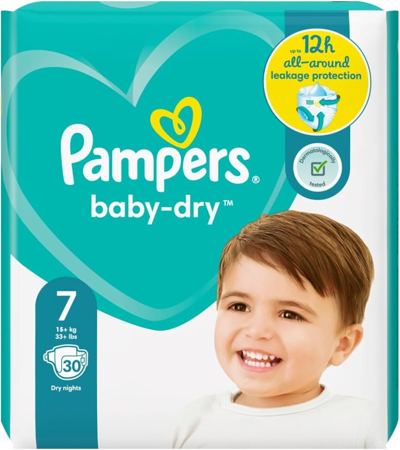 Windeln Pampers 81657566 Baby-Dry Pants, weiß