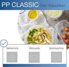 LocknLock PP Classic set borcan pentru depozitarea alimentelor 5pcs | 180ml, 350ml, 600ml, 870ml, 3.6L | 100% etanș la aer și apă | fără BPA | organizator pentru congelator și frigider | sigur pentru mașină de spălat vase și microunde Cutii depozitare alimente Naty Shop