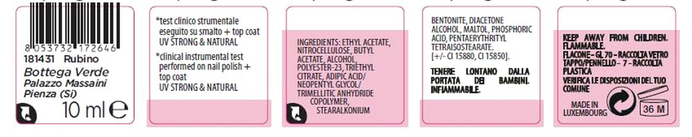 - Nagellack für 7 Tage, 10 ml, rubinrot