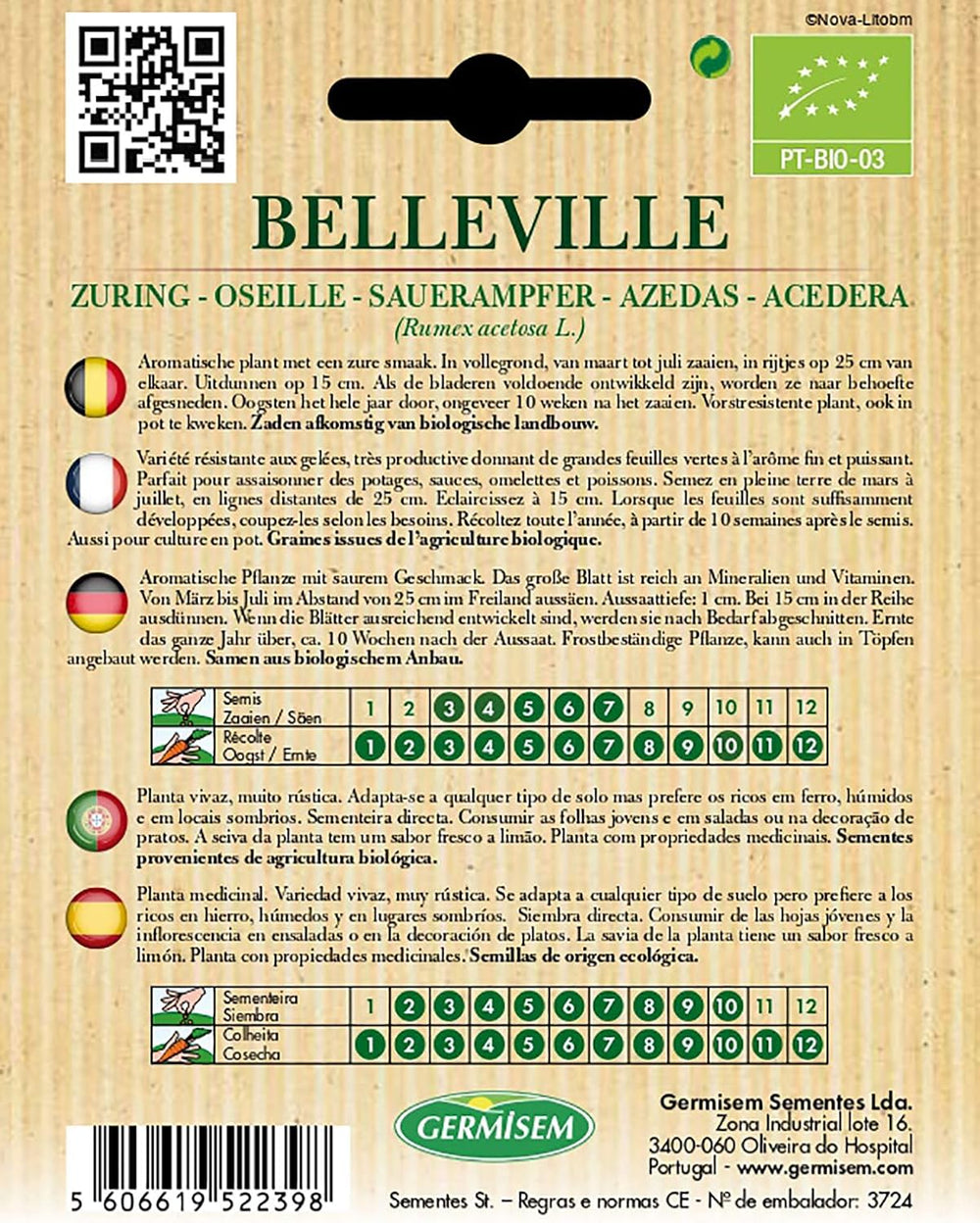 Sauerampfer BELLEVILLE ECBIO1117