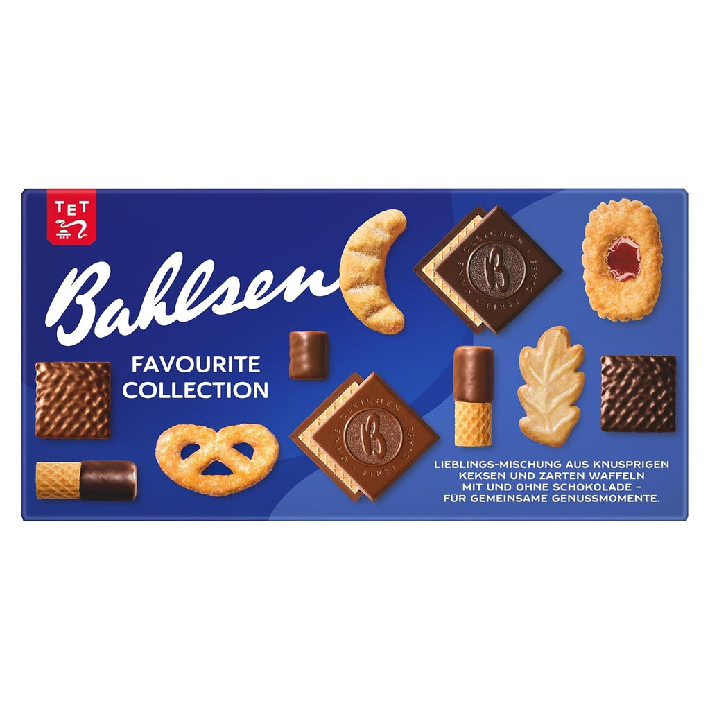 Bahlsen Favourite Collection S, pachet de 6, mix crocant pentru biscuiți și napolitane cu lapte și ciocolată neagră (6 x 161 g / 966 g)