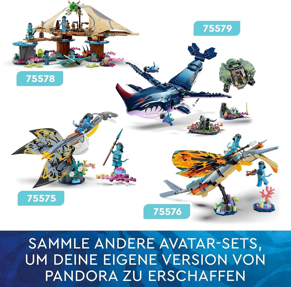 LEGO Avatar Die Entdeckung von Ilu Wasserweg-Bauspielzeug mit Unterwasserfigur Pandora-Sammlungsset für Kinder und Filmfans ab 8 Jahren 75575 Bausets Besuchen Sie den LEGO-Store