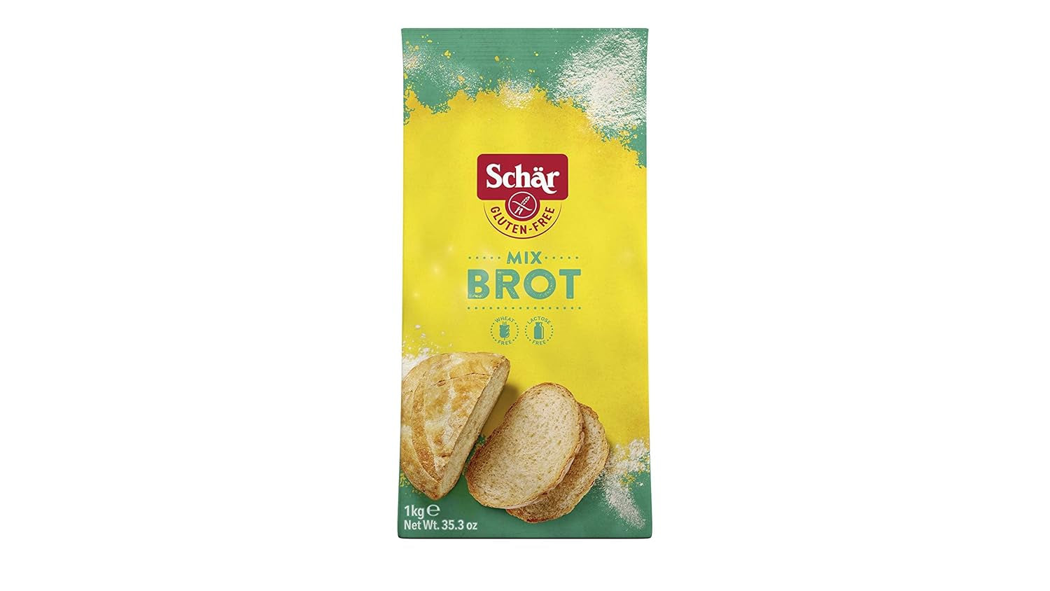 Mix B - Brot Mix Backmischung Glutenfrei 1Kg Mischung zum Backen und Kochen Naty Shop 1 Kg (8Er Pack)