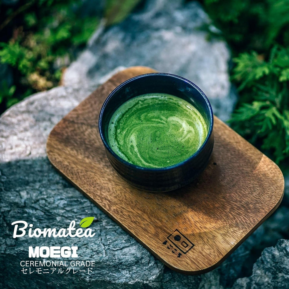 50 G Matcha de calitate ceremonială din Japonia - 100% natural, fără pesticide și testat - măcinat cu piatră - pudră de ceai japonez premium Moegi Matcha