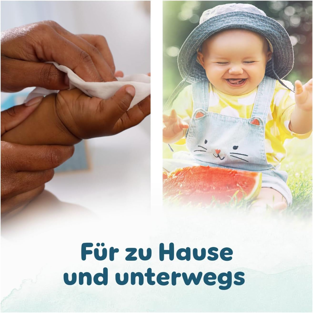 Pampers Harmony Aqua Feuchttücher, 15 Packungen mit je 48 Tüchern – insgesamt 720 Tücher, helfen dabei, den natürlichen pH-Wert der Haut wiederherzustellen, leichte Lotion 99 % Wasser