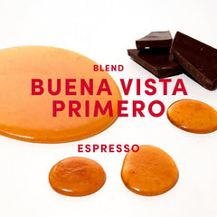 Buena Vista Primèro Espresso Blend - 100 % Arabica Kaffee aus Jamaica, Guatemala, Panama & Brasilien - Berliner Röstung, ausgewogen-luxuriös, Espresso für Genießer & Gastronomie