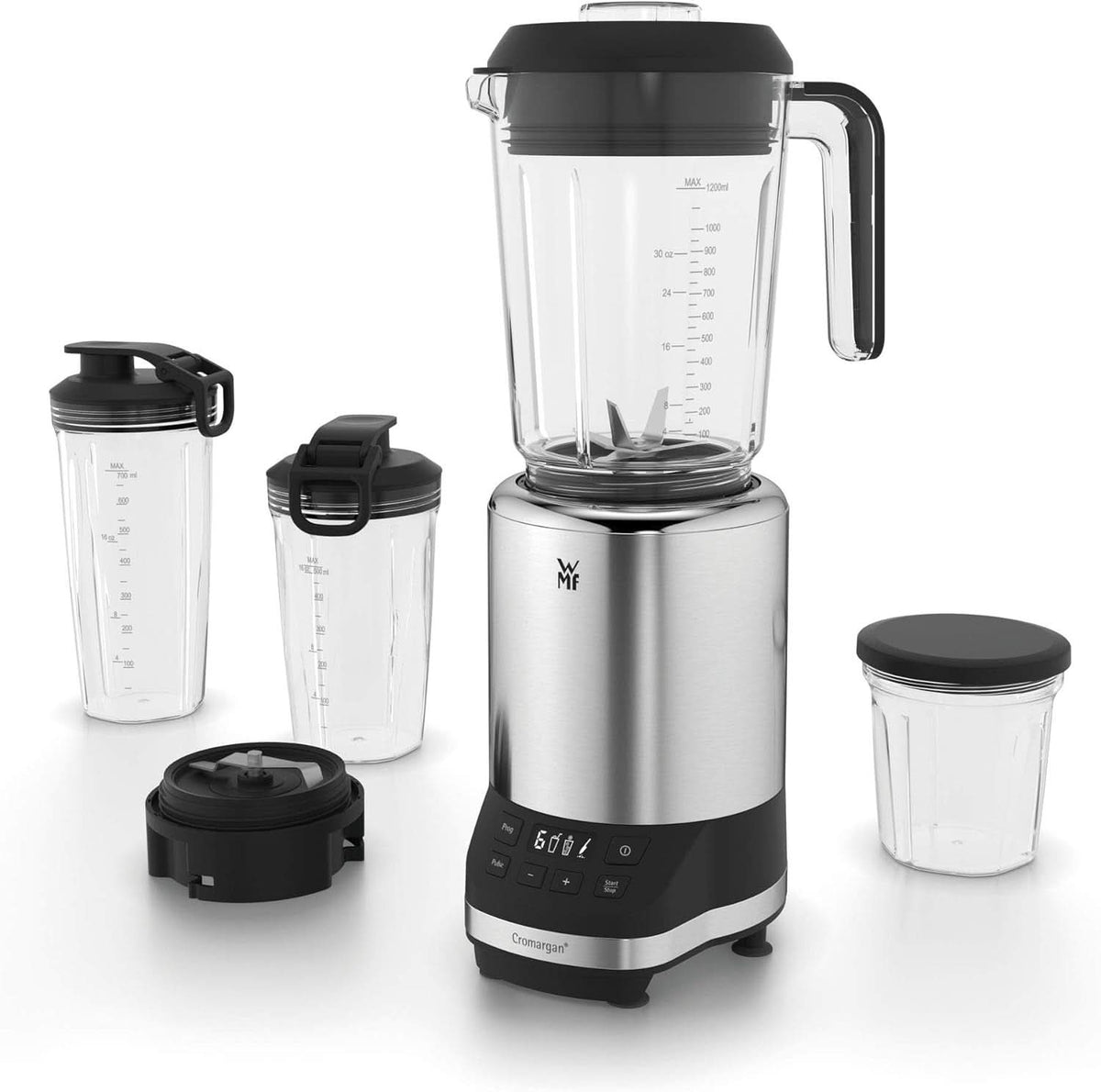 WMF Kult Pro Multifunktionsmixer Hochleistungsmixer, 30.000 U/Min, Smoothie Maker, Standmixer, Ice-Crush Funktion, 4 Mixbehälter inkl. Togo-Verschluss Kitchen Naty Shop