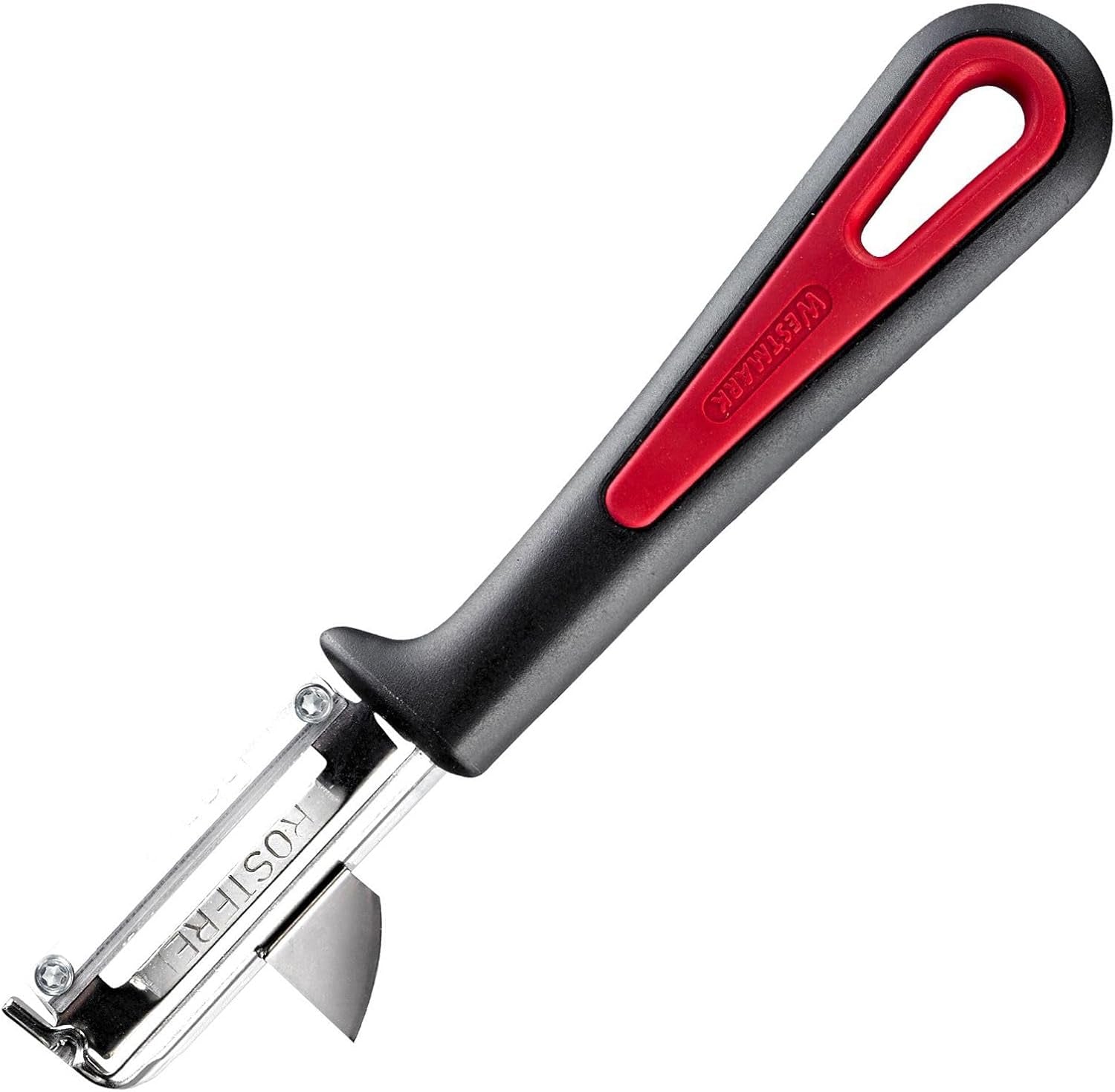 Westmark 29092270 Sparschäler Gallant, Pp/Tpe/Edelstahl, Schwarz / Rot, 16,5 X 3,7 X 2 Cm Peeler Naty Shop Gallant (pentru stângaci)