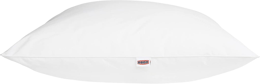 DODO Premium Pillow, 60 X 60 Cm, Medium Comfort, Perna Cloud De Douceur | Miteproof And Fluffy | Percale Cotton + Piping Lavabilă la mașină la 40 °C Perne standard Naty Shop
