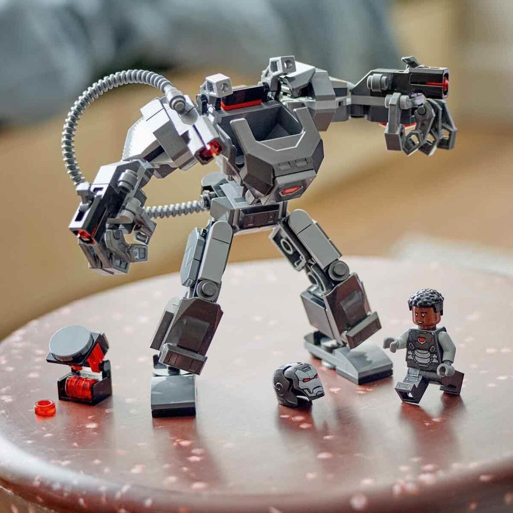 LEGO Marvel War Machine Mech 3-Shooter Super Hero Bauspielzeug für Kinder MCU Legendäre Actionfigur Geschenk für 6-jährige Jungen und Mädchen 76277 Bausets Beuche den LEGO-Store