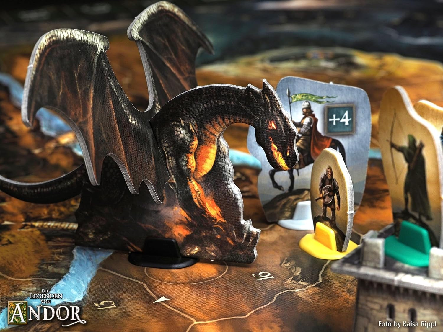 KOSMOS 691745 Legendele din Andor - Jocul de bază, Clasicul fanteziei, Kennerspiel des Jahres 2013, joc de societate fantasy cooperativ pentru vârste de 10 ani și peste