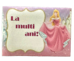 Decoratiune comestibila din zahar, Printesa Aurora - "La multi ani!" Nati Shop