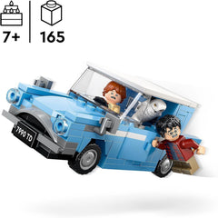 LEGO Harry Potter Fliegender Ford England, Bauspielzeugauto für Kinder, Geschenk für Jungen, Mädchen und alle Fans ab 7 Jahren, Set mit 2 Minifiguren, einschließlich Ron Weasley Rollenspiel 76424 Bausets Besuchen Sie den LEGO-Store