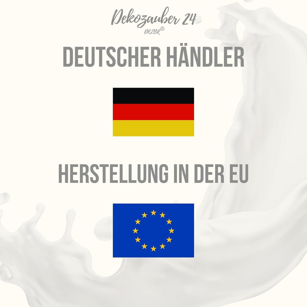 Dekozauber24 couverture drops, alb, 500g, cu aromă de ciocolată albă și vanilie, chipsuri Deco Melts, rezistent la microunde, pentru cake pops, prăjituri, tarte, torturi, picurare sau glazură Pasta de zahar Naty Shop