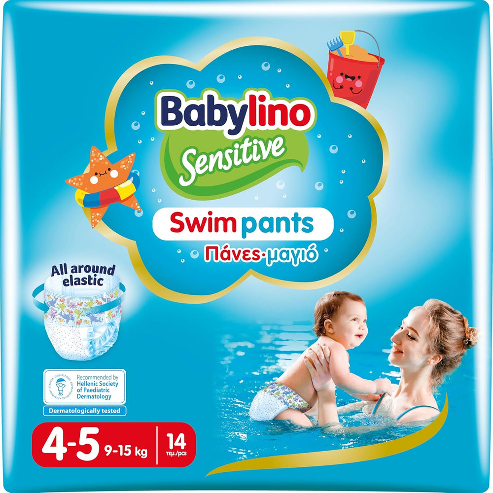 Windeln Sensitive Badehosen, für Meer und Pool, Größe 5-6 (über 14 kg), 84 Stück