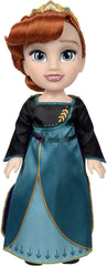 Die Eiskönigin 2 Disney Anna-Puppe – 35 cm große, bewegliche Puppe im kultigen Modekleid mit dem Wappen von Arendelle und der Tiara für zusätzlichen Spielspaß, für Mädchen ab 3 Jahren