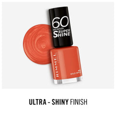 Rimmel 60 Seconds Super Shine Nagellack, 410 Wild Spice, 8 ml