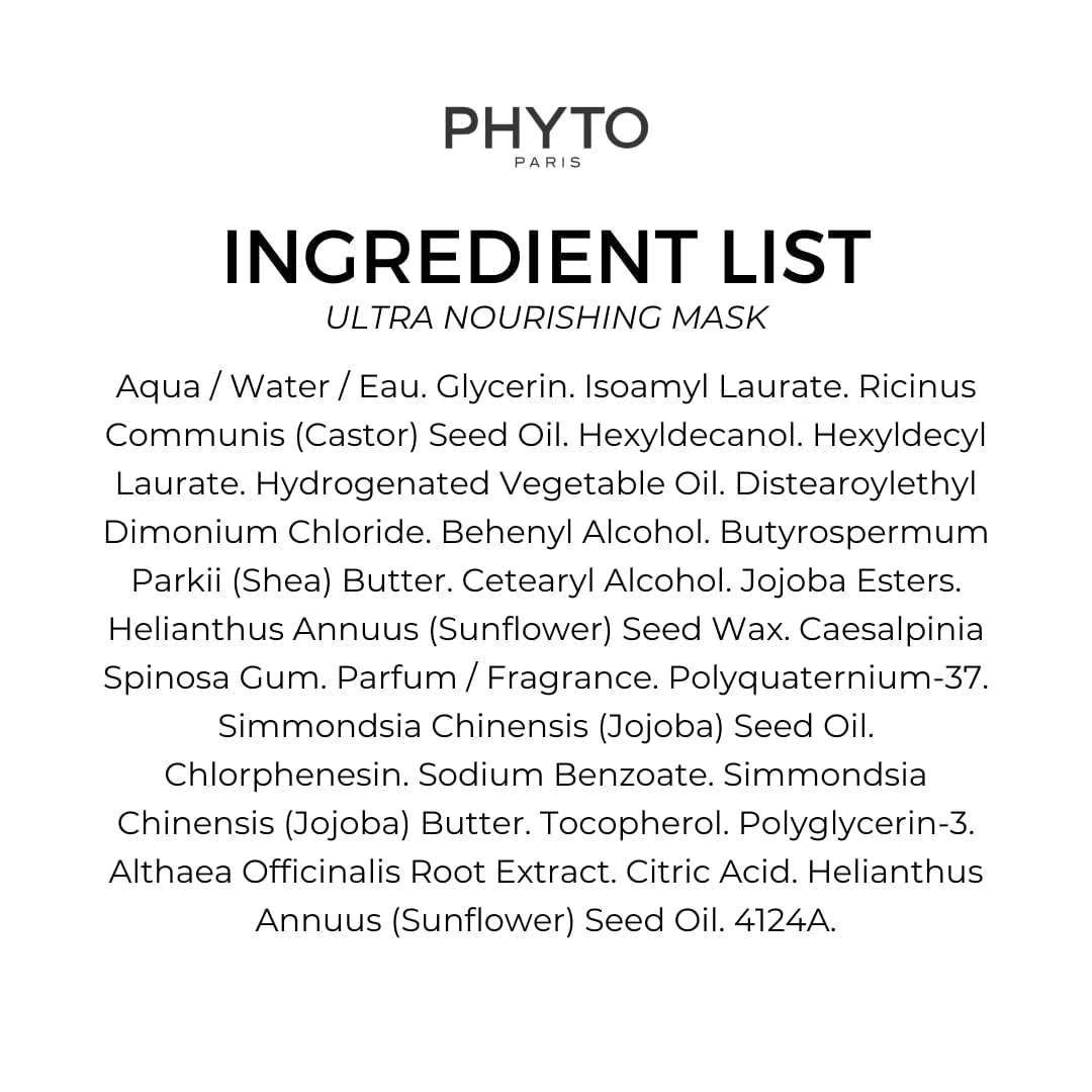 PHYTO Nourishment Ultra Nourishing Mask 200 ml Masca de par Naty Shop