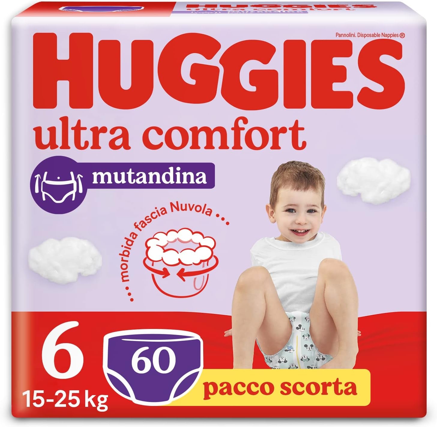 Huggies Ultra Comfort Windeln, Größe 3 (4-9 kg), Disney-Design, 168 Stück