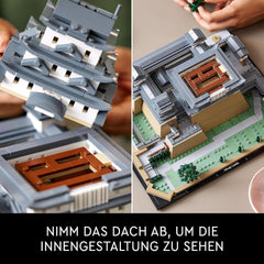 LEGO Architecture Himeji Castle, Modellbausatz für Erwachsene, Wahrzeichen-Sammlung, kreatives Garten- und japanisches Kultur-Fan-Set mit Kirschblütenbaum, Geschenk für Sie und Ihn 21060 Bausets Besuchen Sie den LEGO-Store
