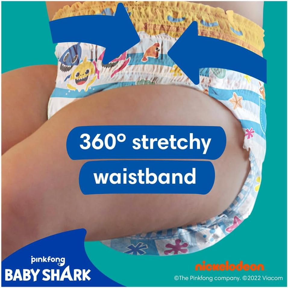 Pampers (alte Version), Splashers Einweg-Badeshorts – Größe 5/6 (14 kg+) – Box mit 8 Packungen mit 10 Stück