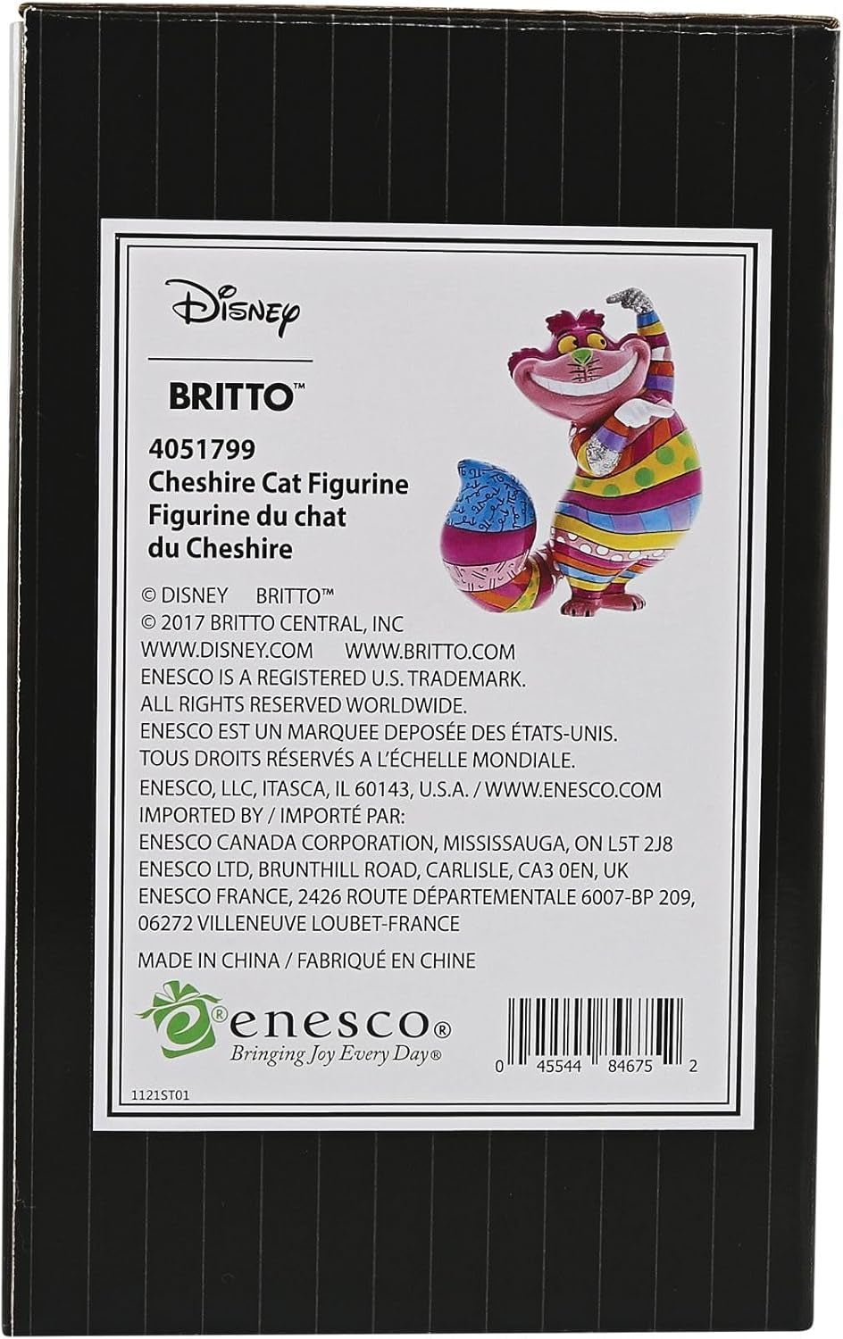 Disney Britto Collection Cheshire Cat Figurină, colorată Statuete si sculpturi Naty Shop
