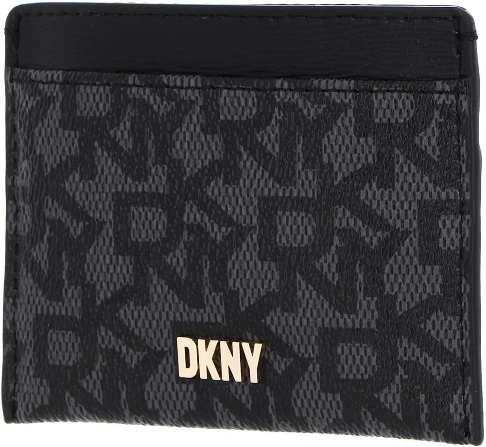 DKNY Women's Bryant L Travel Accessory Envelope Card Holder Portofel Femei Naty Shop Negru Suport de card