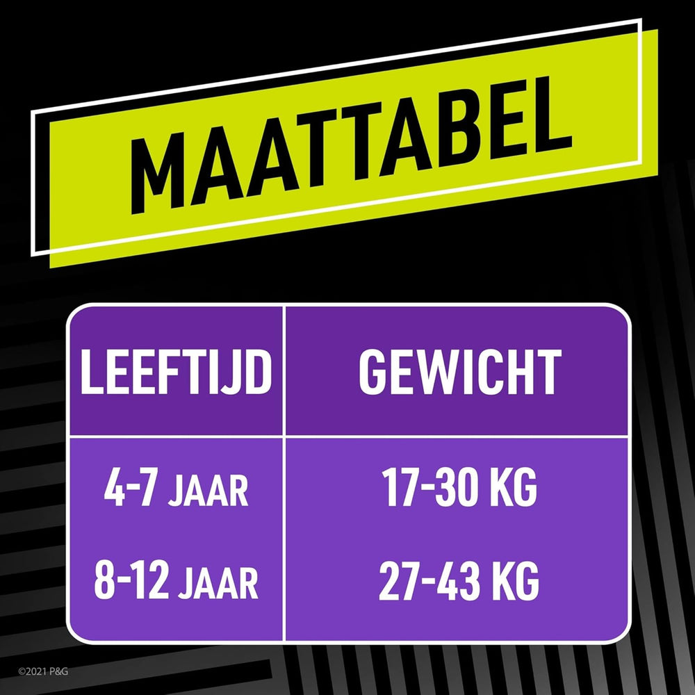 Pampers Pyjama-Hose, einfarbig, Herzen, 4–7 Jahre, 60 Pyjama-Hose, 17–30 kg, Auslaufschutz für die ganze Nacht