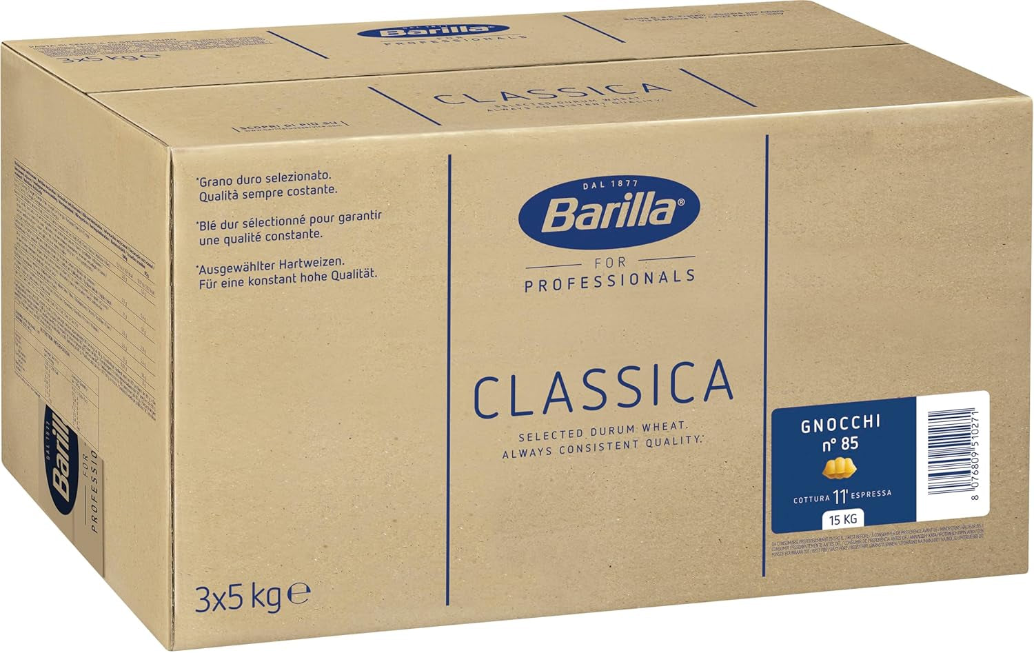Barilla Pasta Gnocchi Nr. 85 - 1 Packung (1x5kg)
