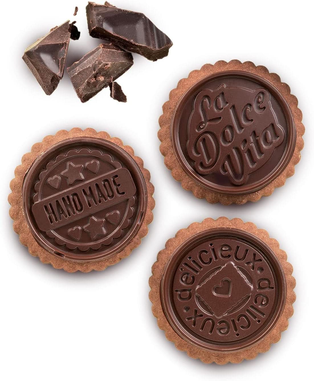 Silikomart 22.165.77.0165 CKC05 COOKIE DOLCE VITA SLIM Küche Naty Shop