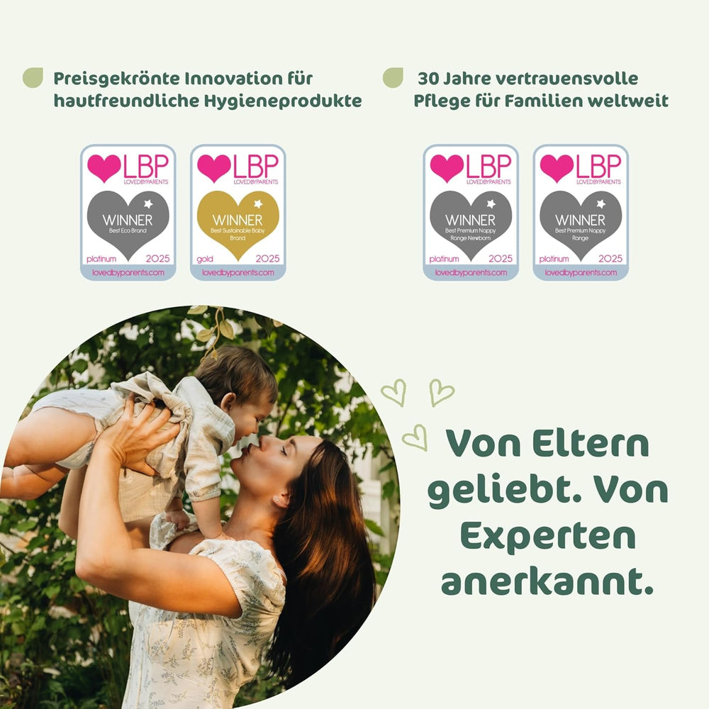 Naty FreeMovers Babywindeln | Zertifizierte hautfreundliche Windelüberhosen | Weich und parfümfrei | Saugfähig und auslaufsicher | Dermatologisch getestet Größe 5 (12–18 kg) | 80 Stück