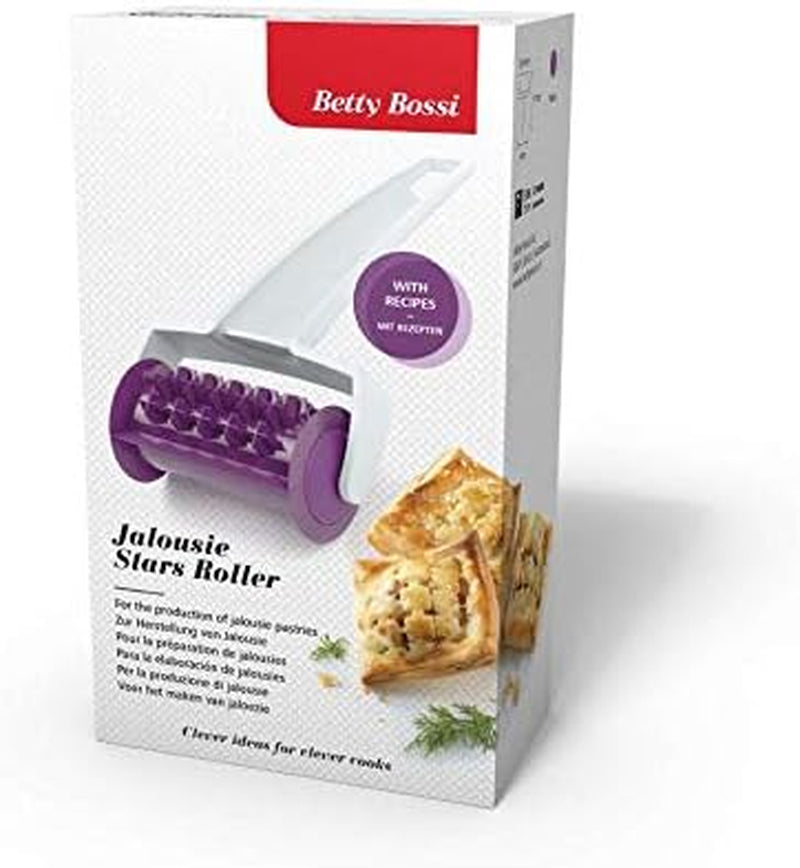Betty Bossi Jalousie Stars Roller – Teigschneider zur Herstellung individueller Sternenjalousien mit Wow-Effekt