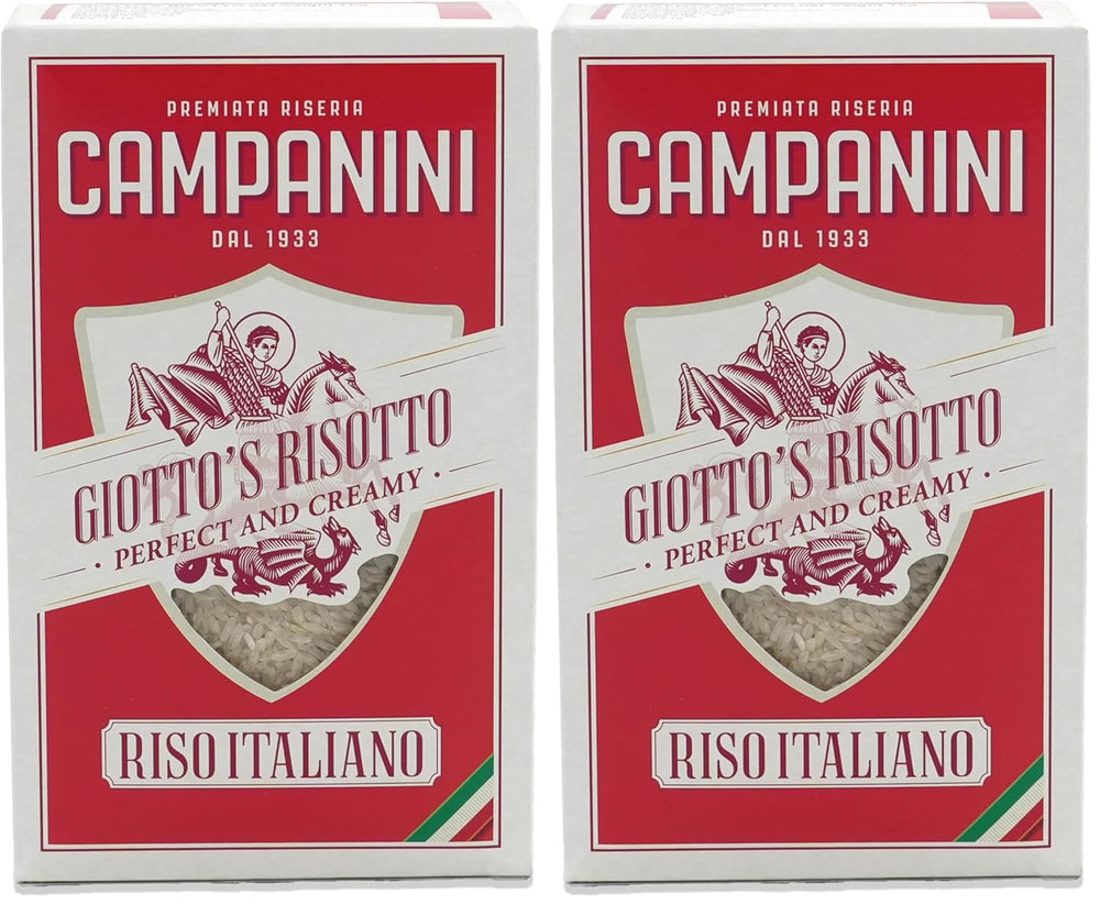 Originalreis für Risotto | Campanini-Reis für Risotto | 1000g | aus Italien | Risottos und Suppen