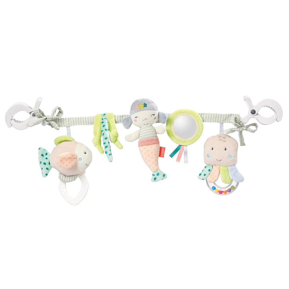 Fehn lanț mobil pentru copii Panda Baby Mobile - lanț mobil pentru copii cu figuri drăguțe - jucărie pentru copii pentru agățare flexibilă - jucărie pentru cărucior pentru bebeluși și copii mici de la 0+ luni Jucarii Bebe Naty Shop Copii de mare