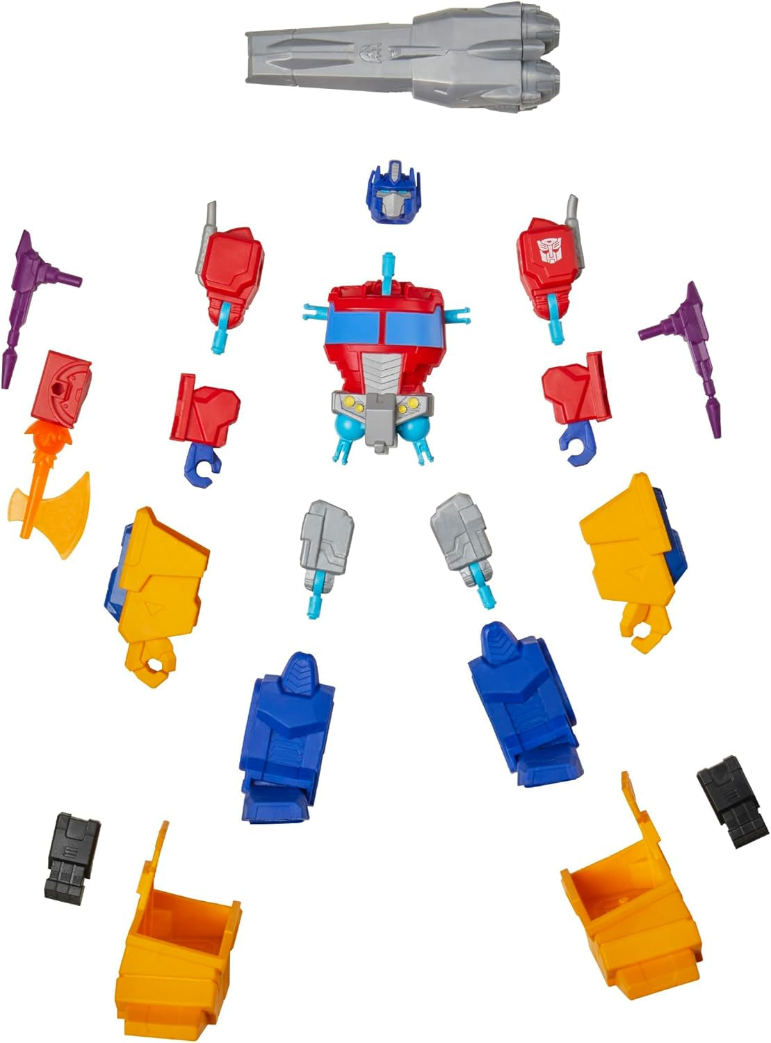 Transformers Mixmashers Optimus Prime Anpassbare Deluxe-Actionfiguren und Zubehör Actionfiguren Naty Shop