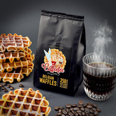 Caffeefee Belgian Waffles Bohnen, 250 g, aromatisierter Röstkaffee
