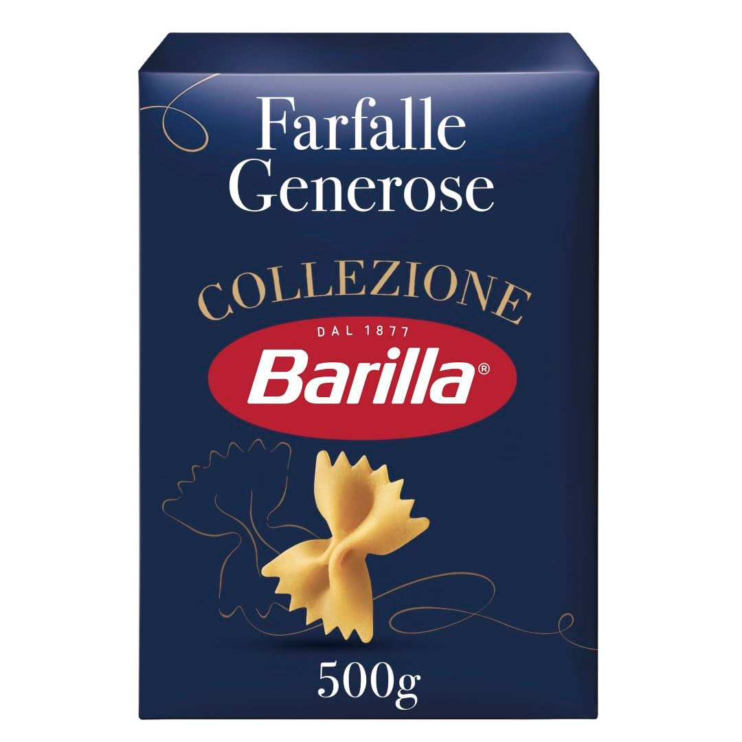 Barilla Collezione Farfalle Pasta aus hochwertigem Hartweizen, immer al dente, (1 x 500g)