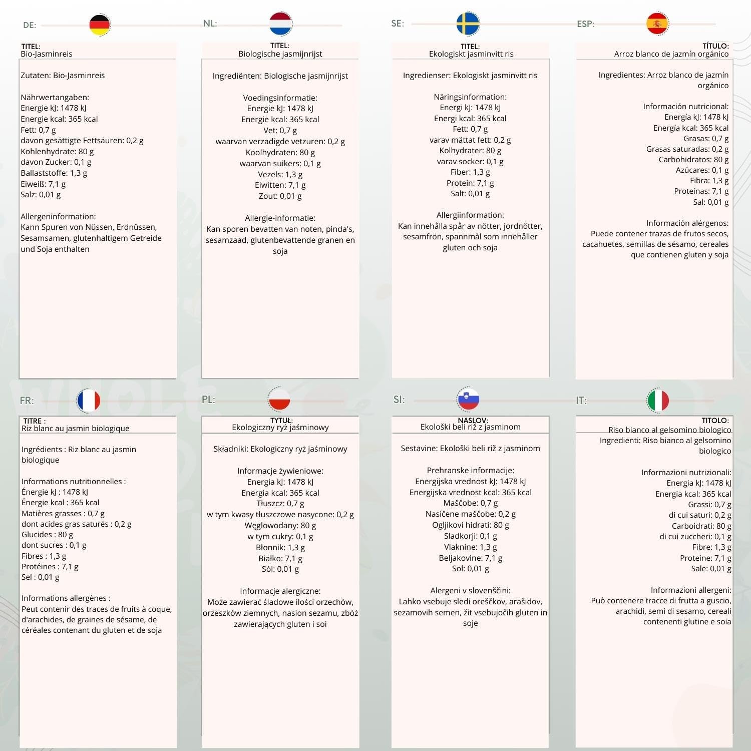 Weißer Reis mit Jasmin Wholefood Earth Bio 3kg Roh | GVO-frei | Vegan | Ballaststoffquelle | Bio-zertifiziert